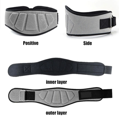 Sports Fitness Weight Lifting Waist Belts Gym Workout Lumbar Back Support, Powerlifting, Strength Training, Squat, Weightlifting