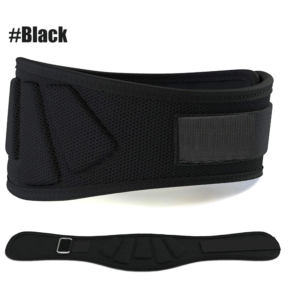 Sports Fitness Weight Lifting Waist Belts Gym Workout Lumbar Back Support, Powerlifting, Strength Training, Squat, Weightlifting